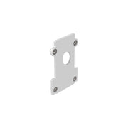 Testata A Incasso Con Foro Ego Alluminio Bianco