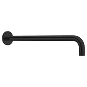 IMEX Supporto a parete tubolare tondo in acciaio e ottone nero opaco per montaggio a muro robusto e durevole design compatto e funzionale - Modello Imex-BPR001-NG