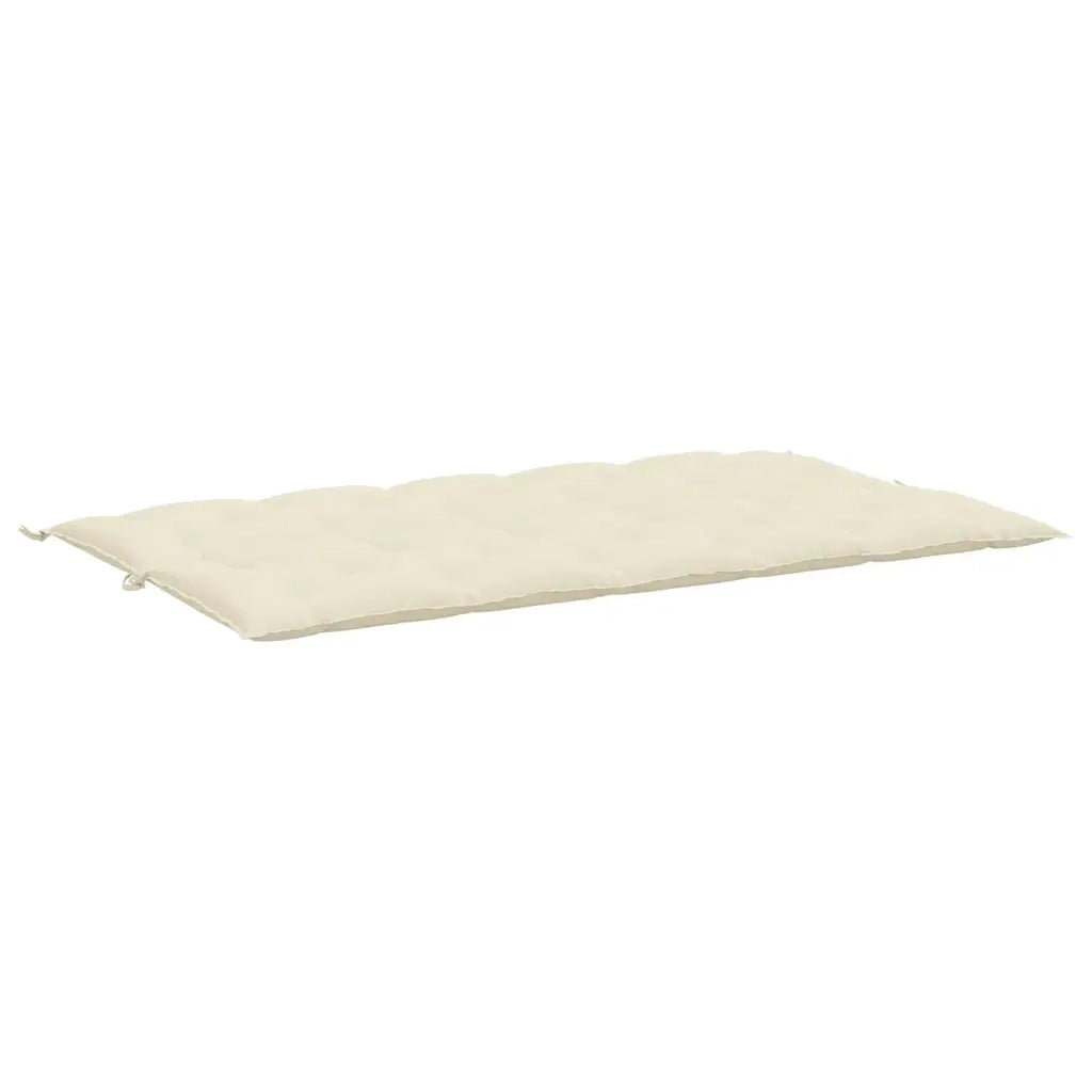 Cuscino per Panca Bianco Crema 180x(50+50)x7 cm Tessuto Oxford 315030