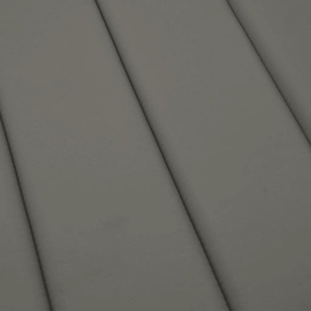 Cuscino per Lettino Prendisole Grigio Scuro MÃ©lange 200x60x4 cm