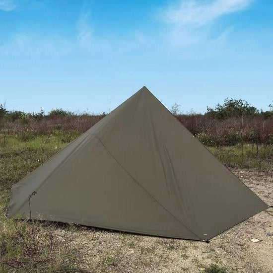 Tenda Tarp per Campeggio e Escursionismo acqua resistente - Olijfgroen 3x3m
