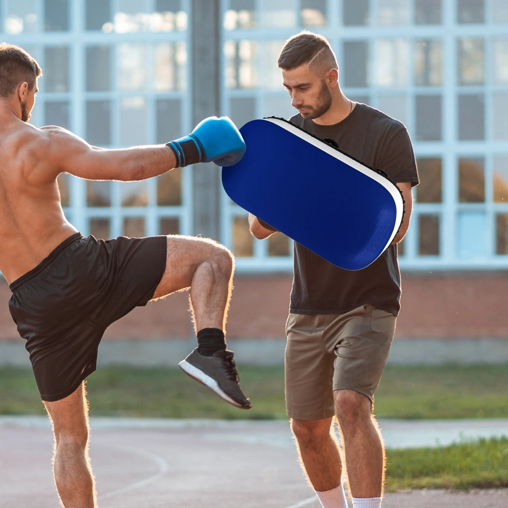 Pao da Boxe Imbottito per Allenamento ¨C Zephmum ¨C Blu, PU e EPE, 38x20x18 cm