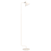 Lampada da terra in metallo con paralume a cono regolabile bianco sporco Camera da letto Soggiorno Casa Ufficio Illuminazione Design Industriale
