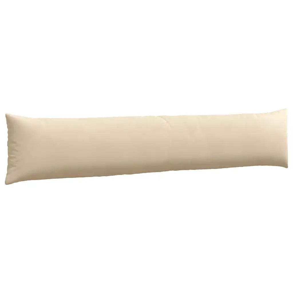 Cuscini da Divano 2 pcs Crema 200 x 40 cm Tessuto