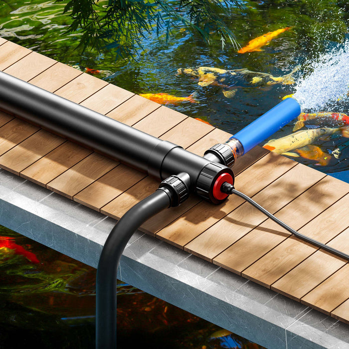 CUV-172 Chiarificatore acqua per laghetti Filtro luminoso 72W