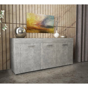 1pz kit madia 3 ante 150x82x41 cm  cemento chiaro 4298 cod:ferx.903
