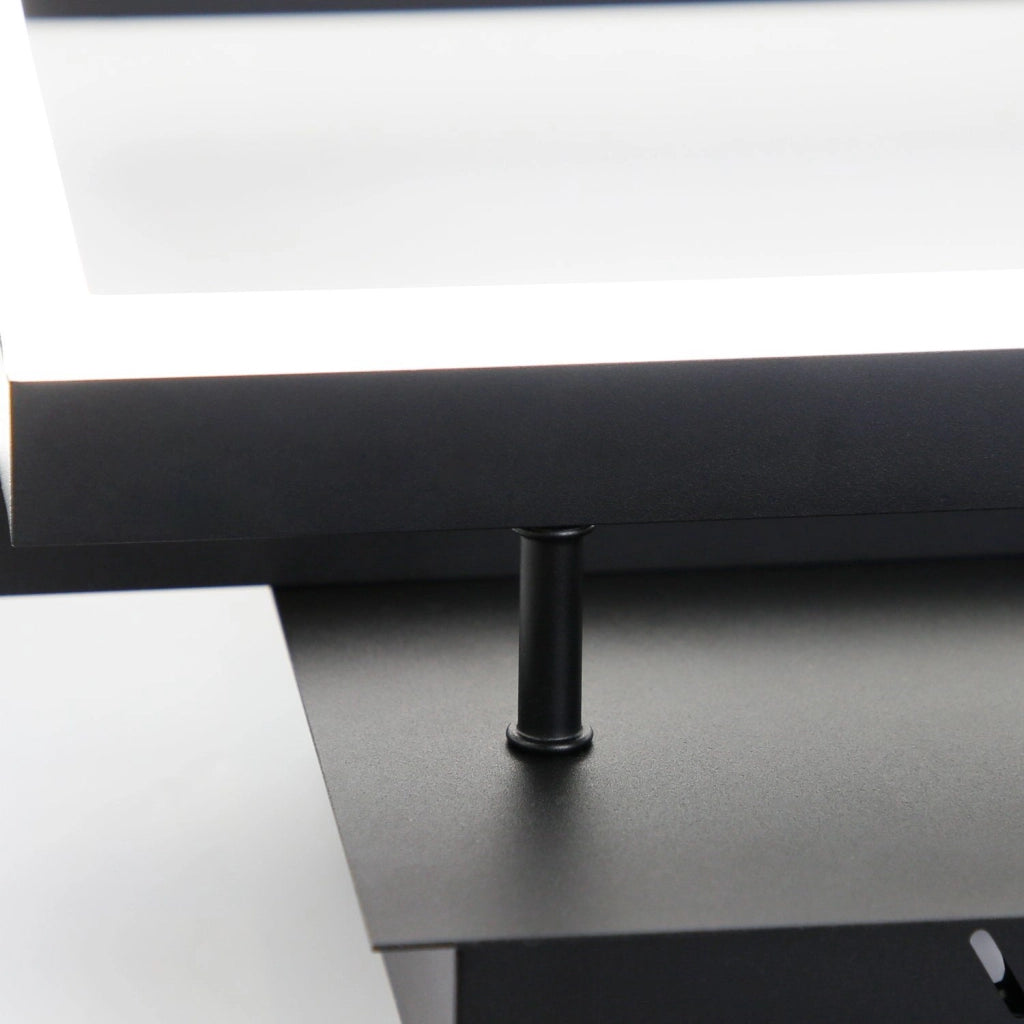 ZMH Lampada da soffitto plafoniera LED moderna poligonale quadrata