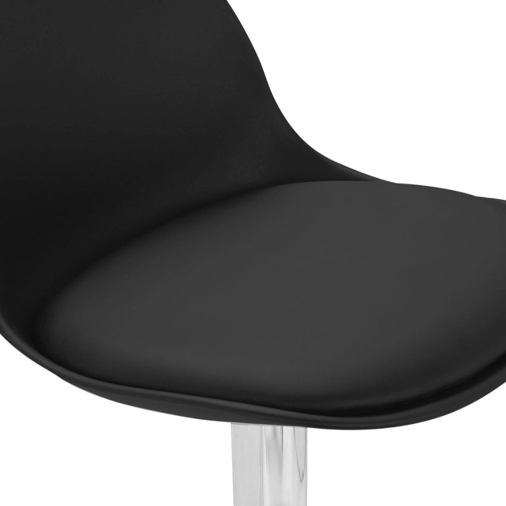 Set di 4 sgabelli da bar KARL design nero