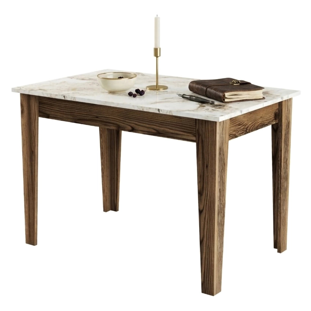 Madone, Tavolo Fisso 6 Posti, 110x72x75h cm Marrone Noce
