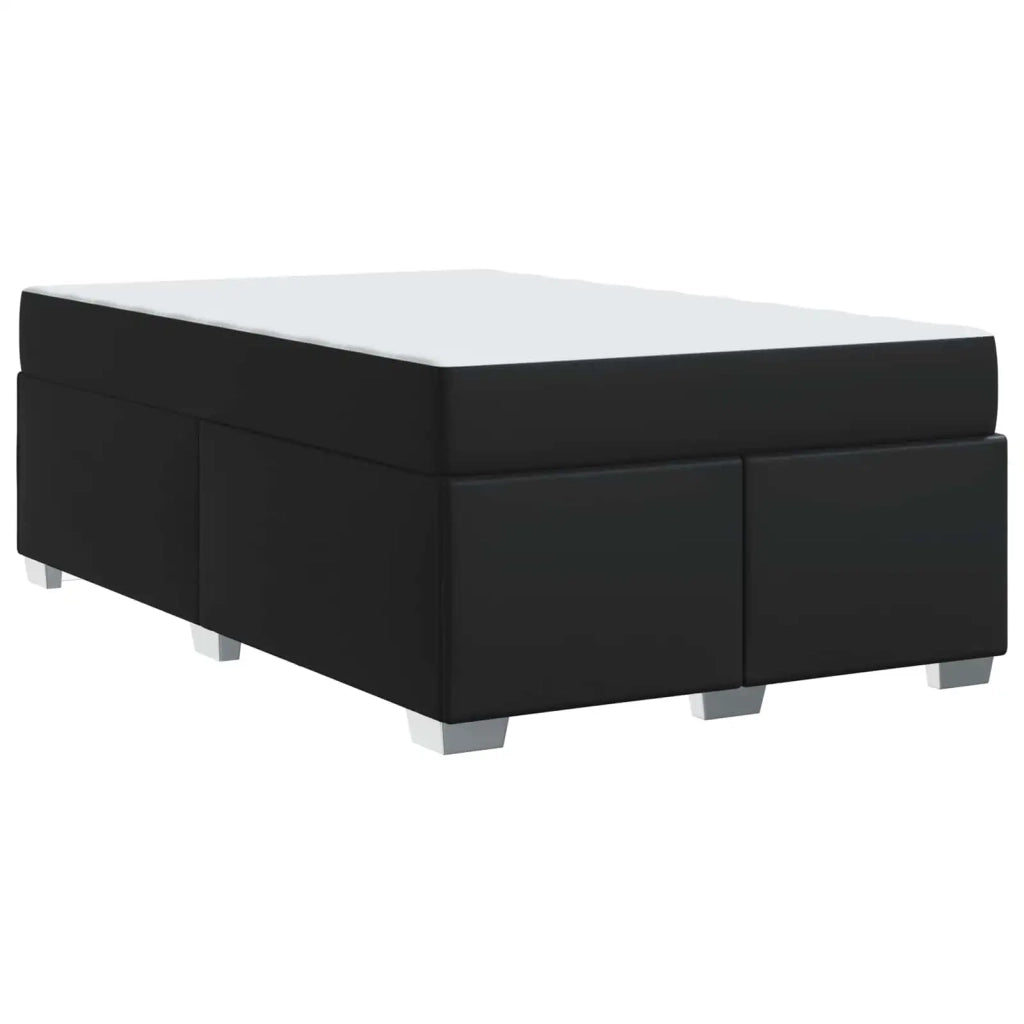 Struttura del letto con materasso Nero 120 x 200 cm Tessuto 3399234