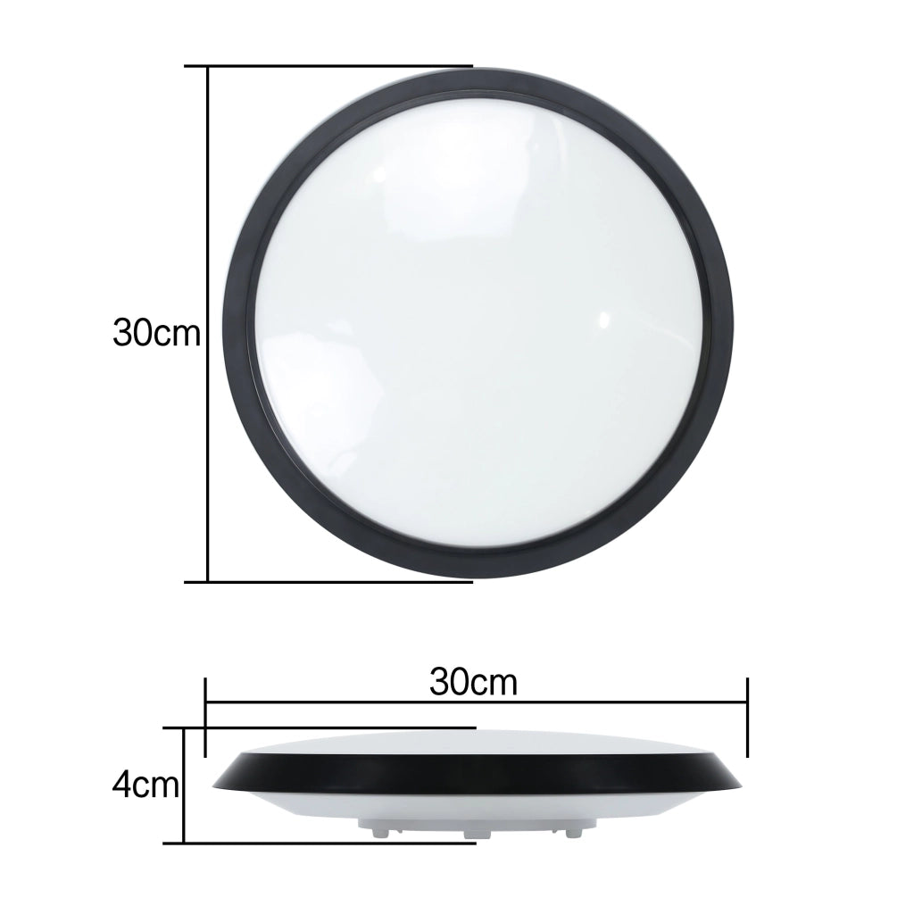 ZMH Lampada da soffitto plafoniera LED sensore movimento 15W 4000K per interni corridoio