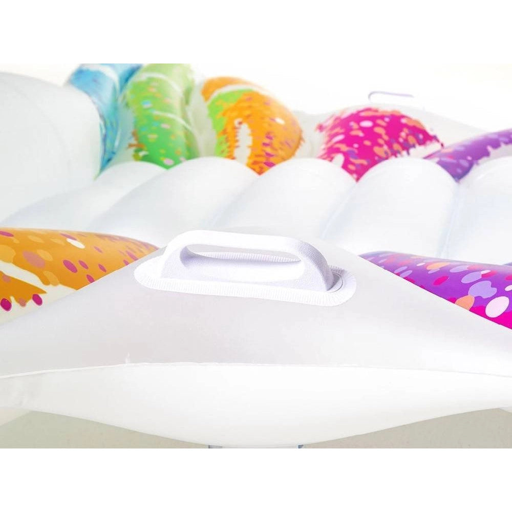Trade Shop - Materassino Gonfiabile Rainbow Butterfly Farfalla Adulti Piscina Mare Spiaggia -