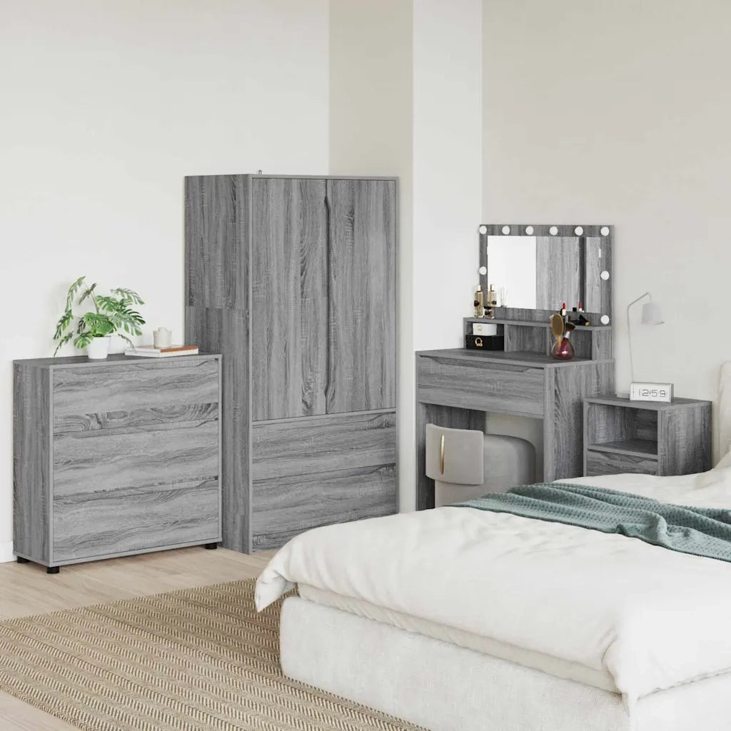 Armadio Grigio Sonoma 80 x 31 x 81 cm Legno multistrato