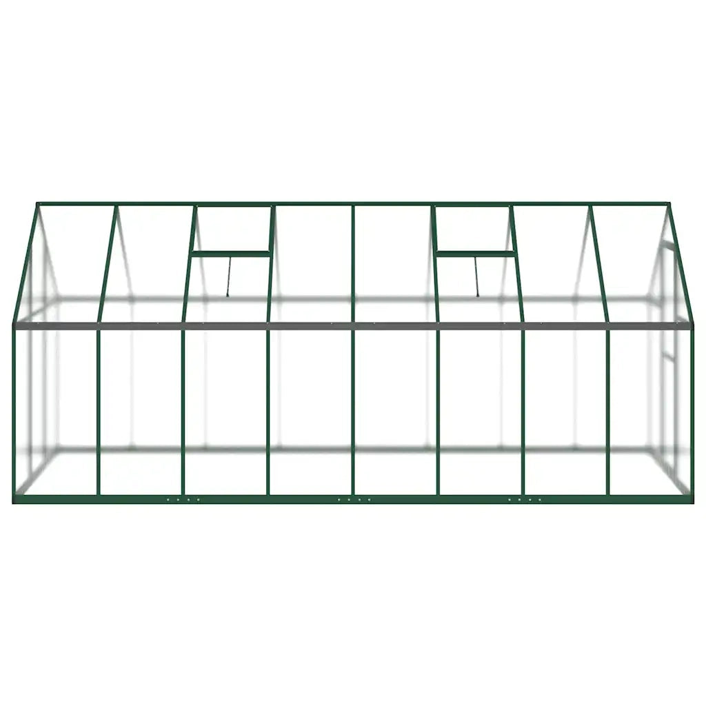 Telaio Serra con Base Verde 445x169x195 cm in Alluminio