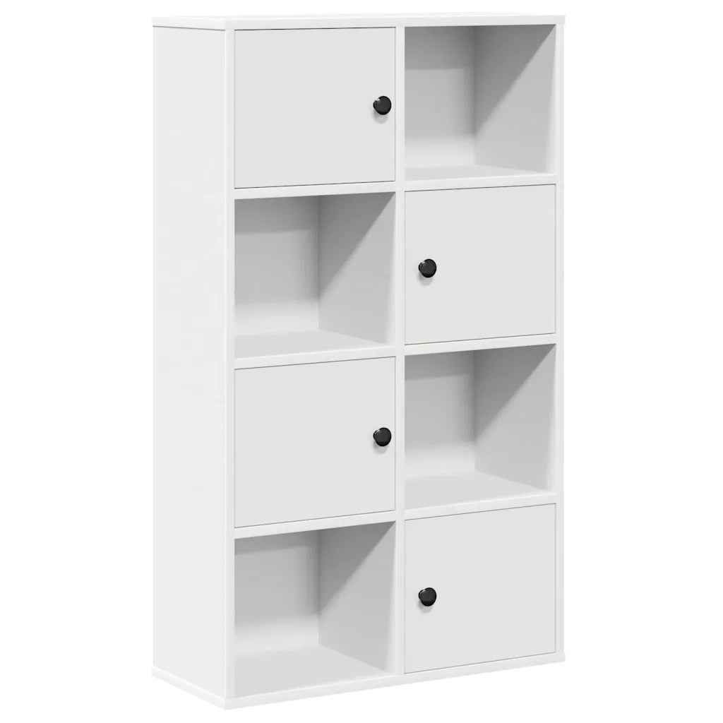 vidaXL Libreria Bianca 60x24x101,5 cm in Legno Multistrato