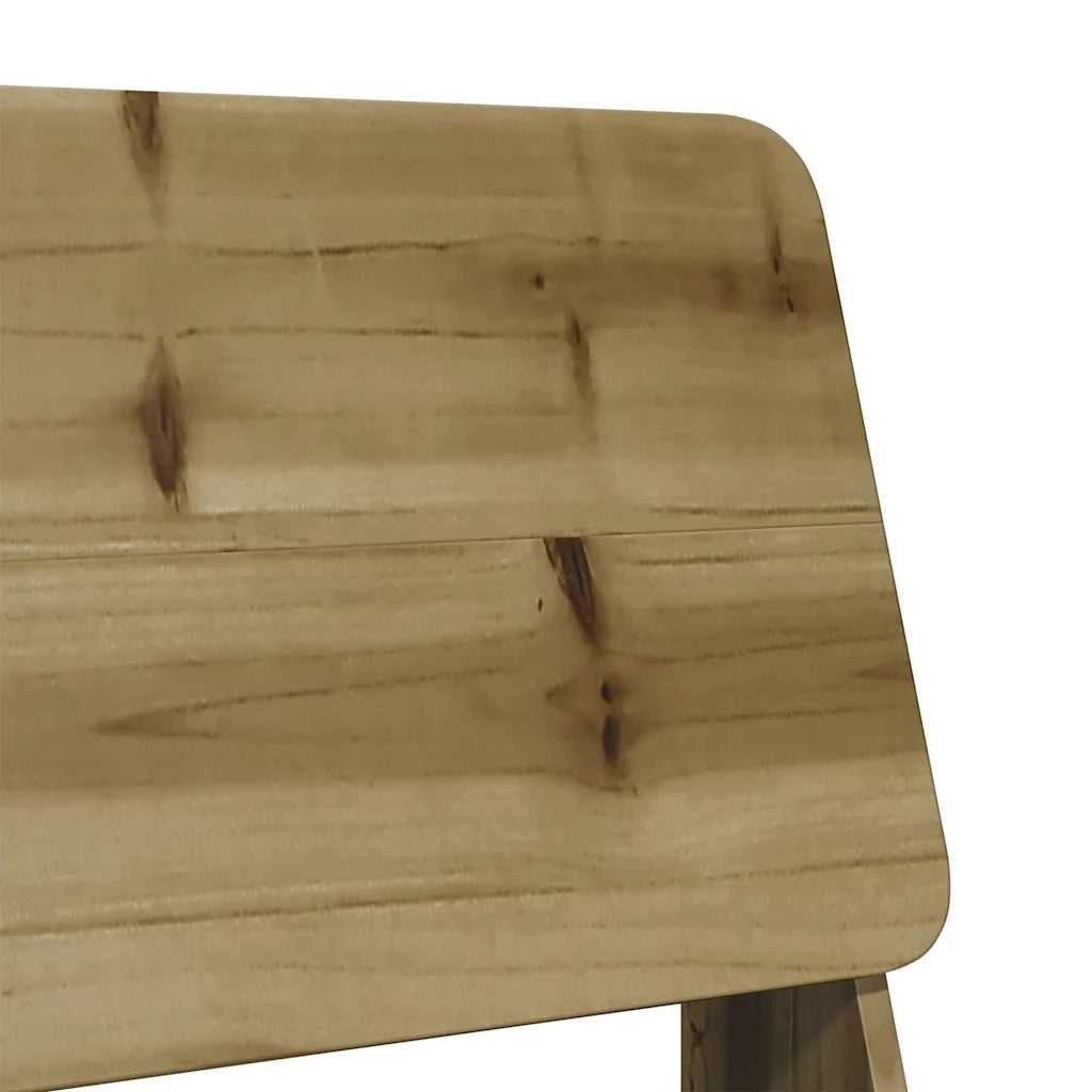 Sedie da Giardino 2 pz 60x64x70,5cm in Legno di Pino Impregnato
