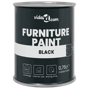 Vernice per mobili Nero 0,75 L Stampa da parete CFW2768386