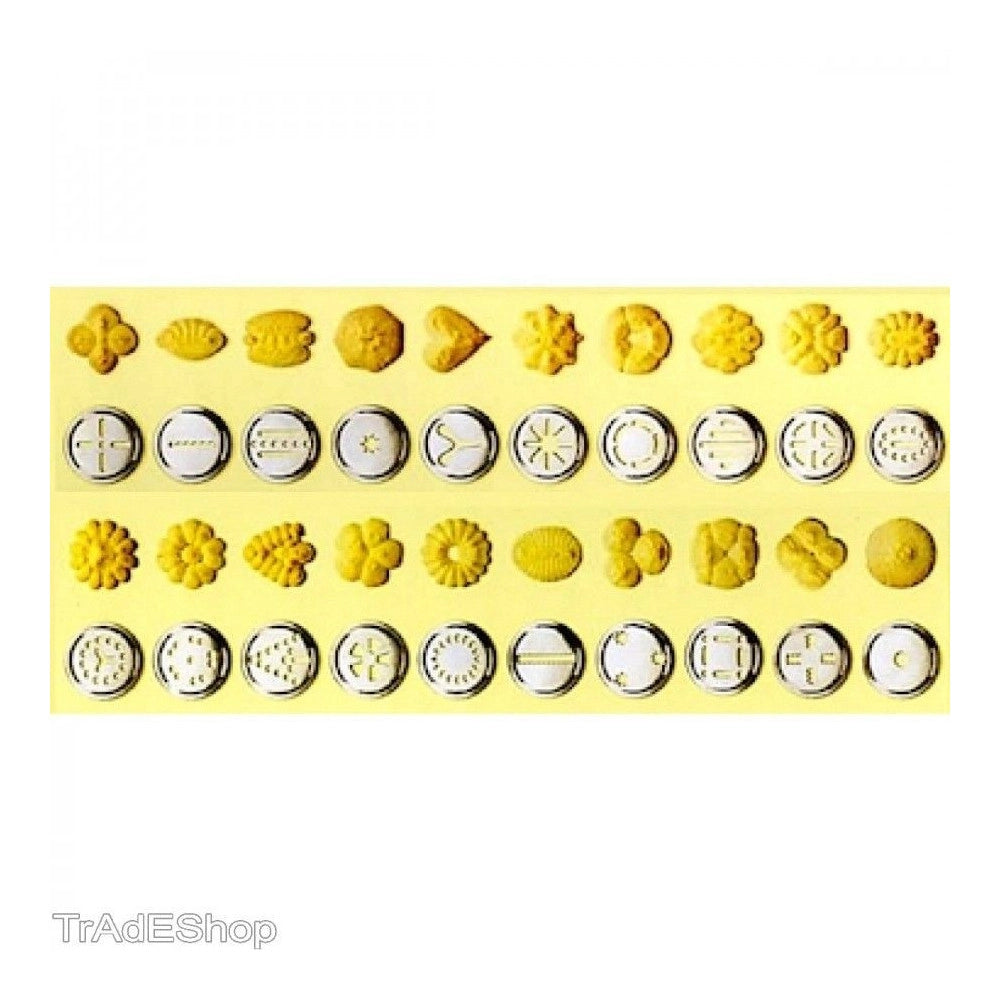 Trade Shop - Macchina Siringa Per Biscotti Dolci Fatti In Casa Cucina Cake Design + Formine -
