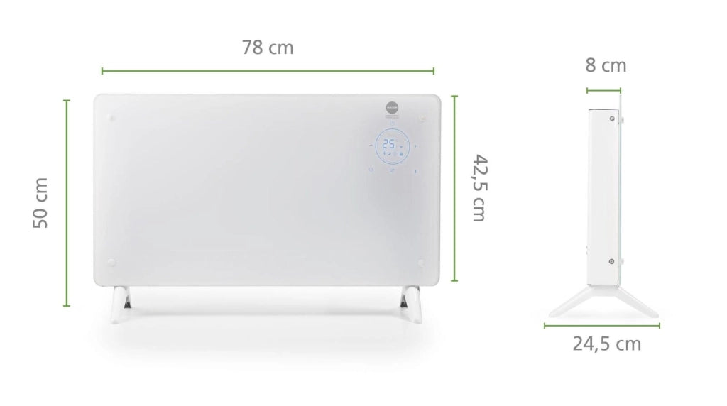 Macom Enjoy & Relax 937 stufetta elettrica Interno Bianco 2000 W Stufa elettrica a convezione
