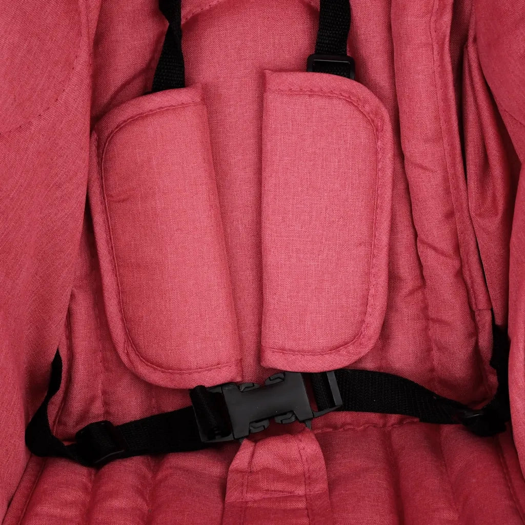 Passeggino Gemellare Rosso in Acciaio CFW8594593