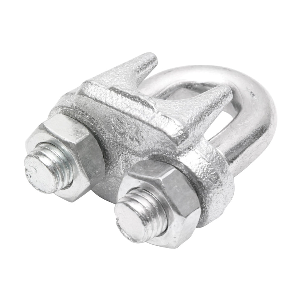 Morsetto zincato DIN 741-18 per cavo da 18 mm Breckner Germany