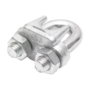 Morsetto zincato DIN 741-18 per cavo da 18 mm Breckner Germany