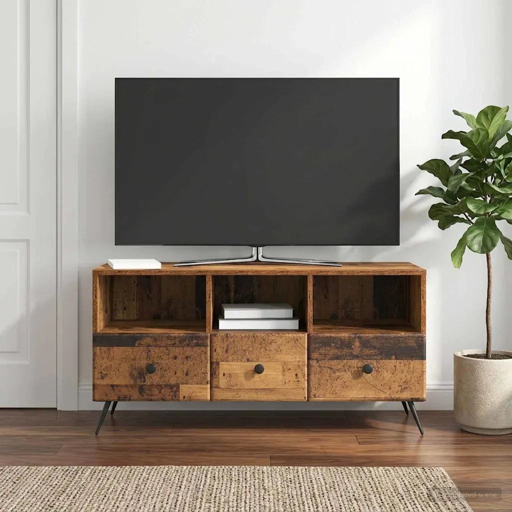 Mobile TV Legno antico 102 x 34,5 x 50 cm Legno ingegnerizzato 895603