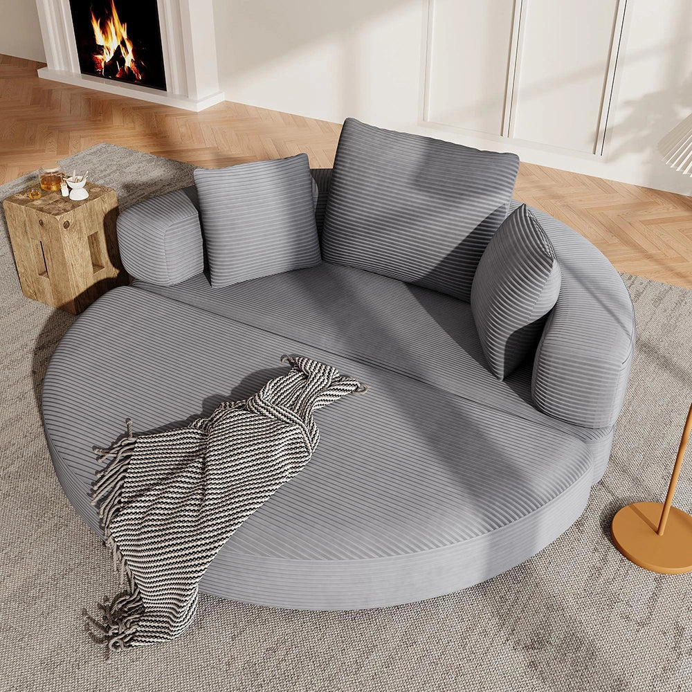 Canap¨¦ letto multifunzionale - Xylo - 173x176 cm - Velours c?t¨¦l¨¦