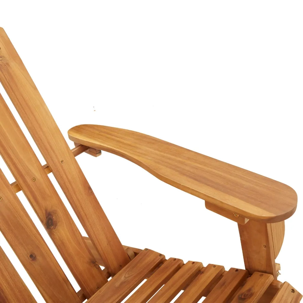 Panchina da Giardino Adirondack 126 cm Legno Massello di Acacia 360038