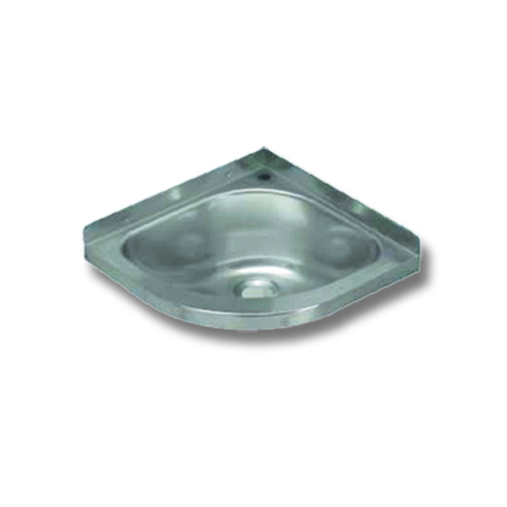 Lavabo antivandalo angolare inox