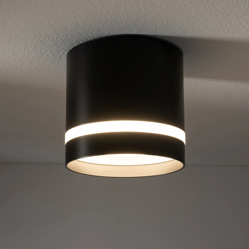 Faretto da soffitto cilindrico nero Nowodvorski CRES GX53