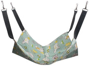 Hangmat per Animali - letto per animali appeso - asciugamano per animali leggero per primavera e estate - letto per animali - asciugamano per animali - stampato a doppia faccia - lavabile - adatto per animali fino a 9 kg - 35 x 35 cm