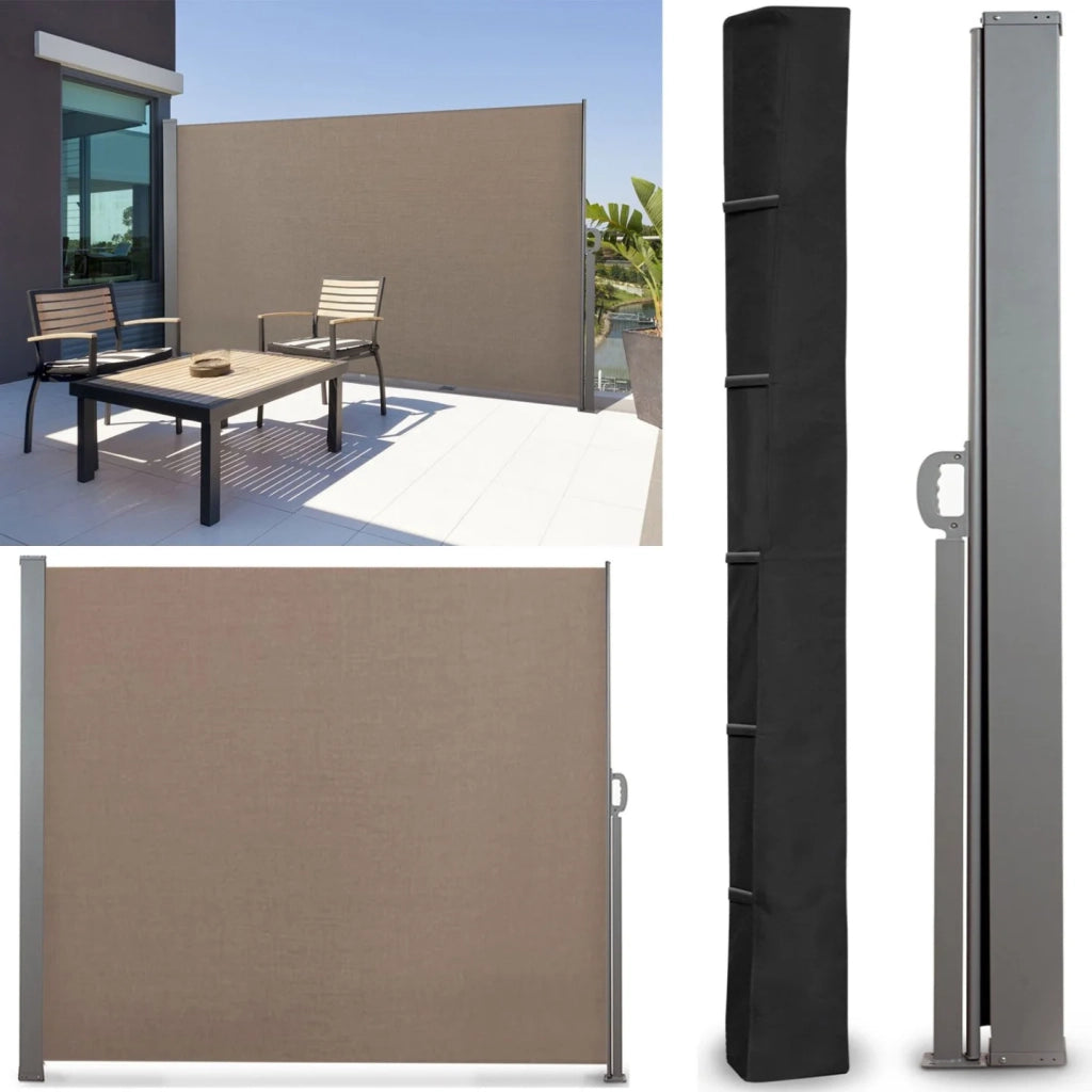 IDMarket - Copertura per tenda sole laterale retrattile H. 200 cm