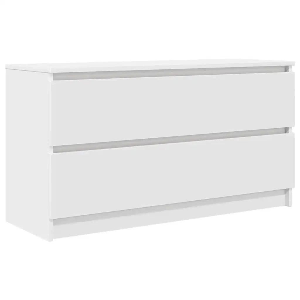 Mobile Porta TV Bianco 100x35x54 cm in Legno Multistrato 861805