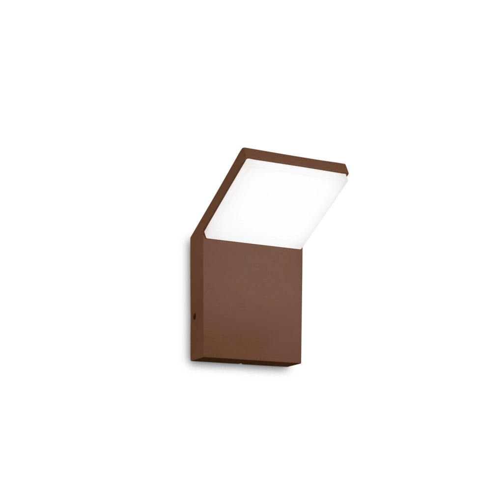 Applique Da Parete Contemporaneo Style Alluminio Coffee Led 9W 4000K Ip54