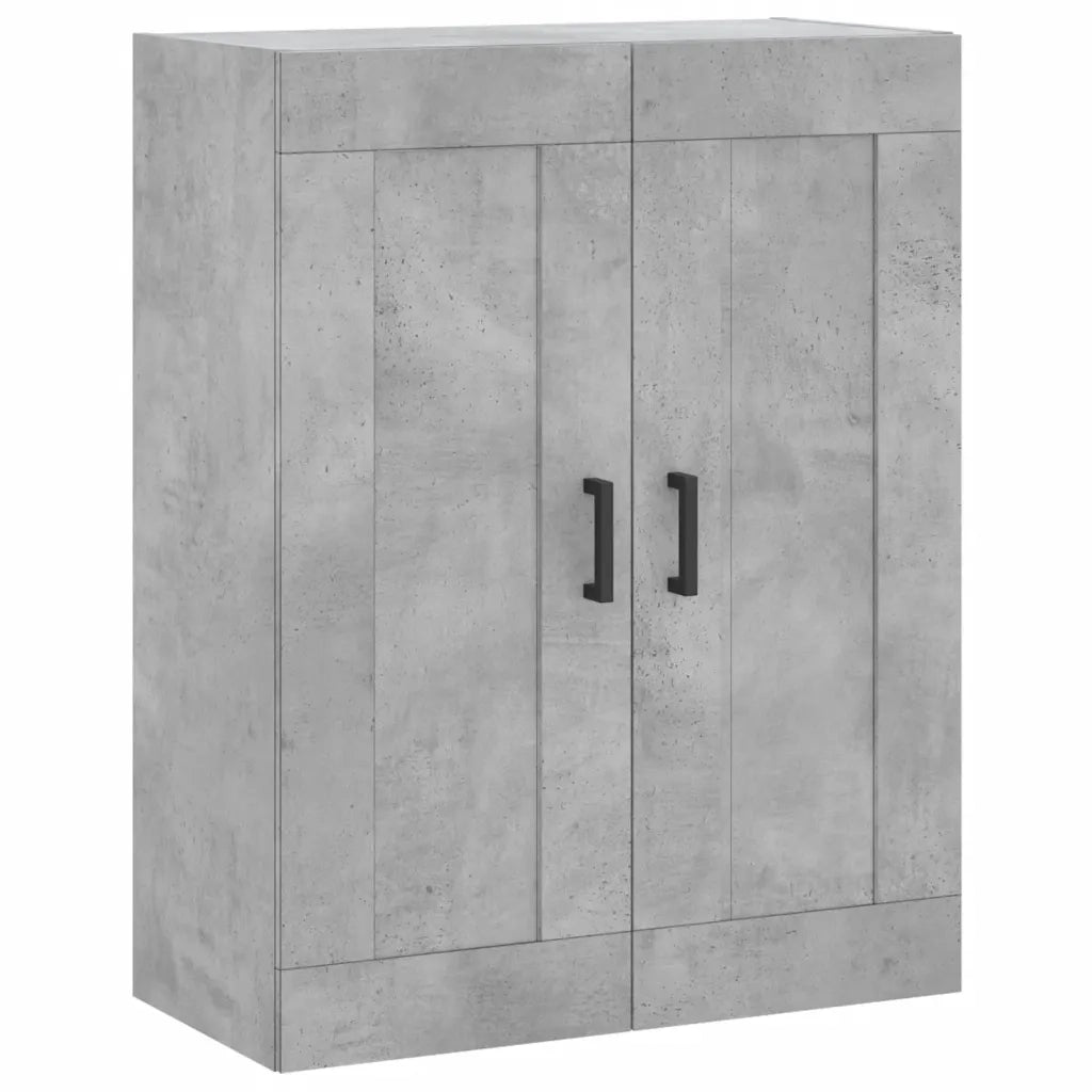 Credenza-Buffet-Armadio da cucina Grigio Cemento 69,5x34x180 cm in Legno Multistrato 266433