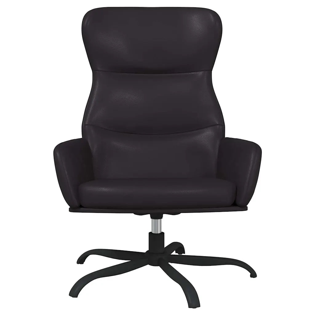 Divano Sedia-Poltrona Reclinabile Nera in Similpelle 272237
