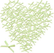 Set di 200 Stuks di Linten Satin 3cm per Mini Stricchi, Punti per Sartoria, Decorazioni per Matrimoni, Decorazioni per Carte e Creazioni DIY