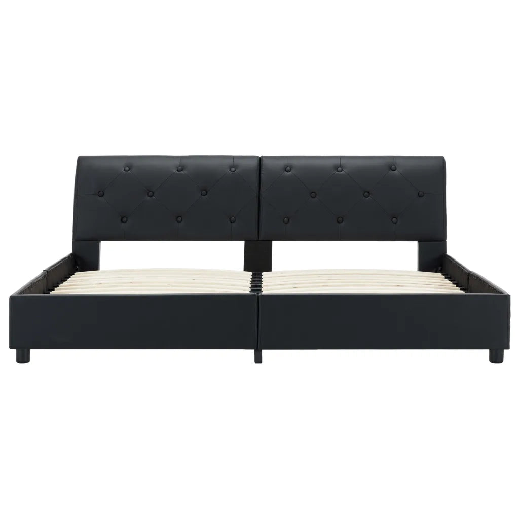 Giroletto Nero in Similpelle 160x200 cm 284880