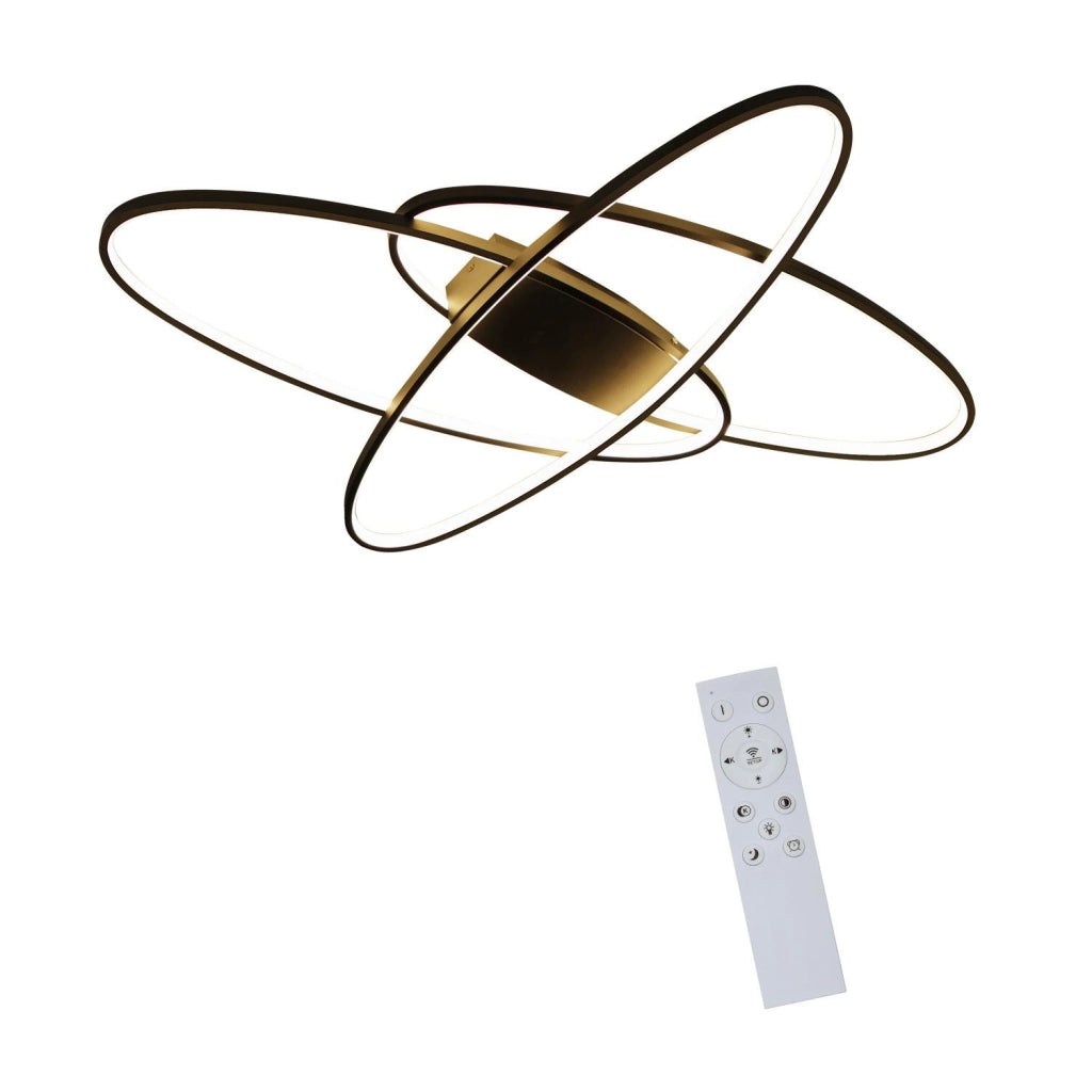 ZMH Lampada da soffitto plafoniera LED dimmerabile telecomando moderna per soggiorno corridoio