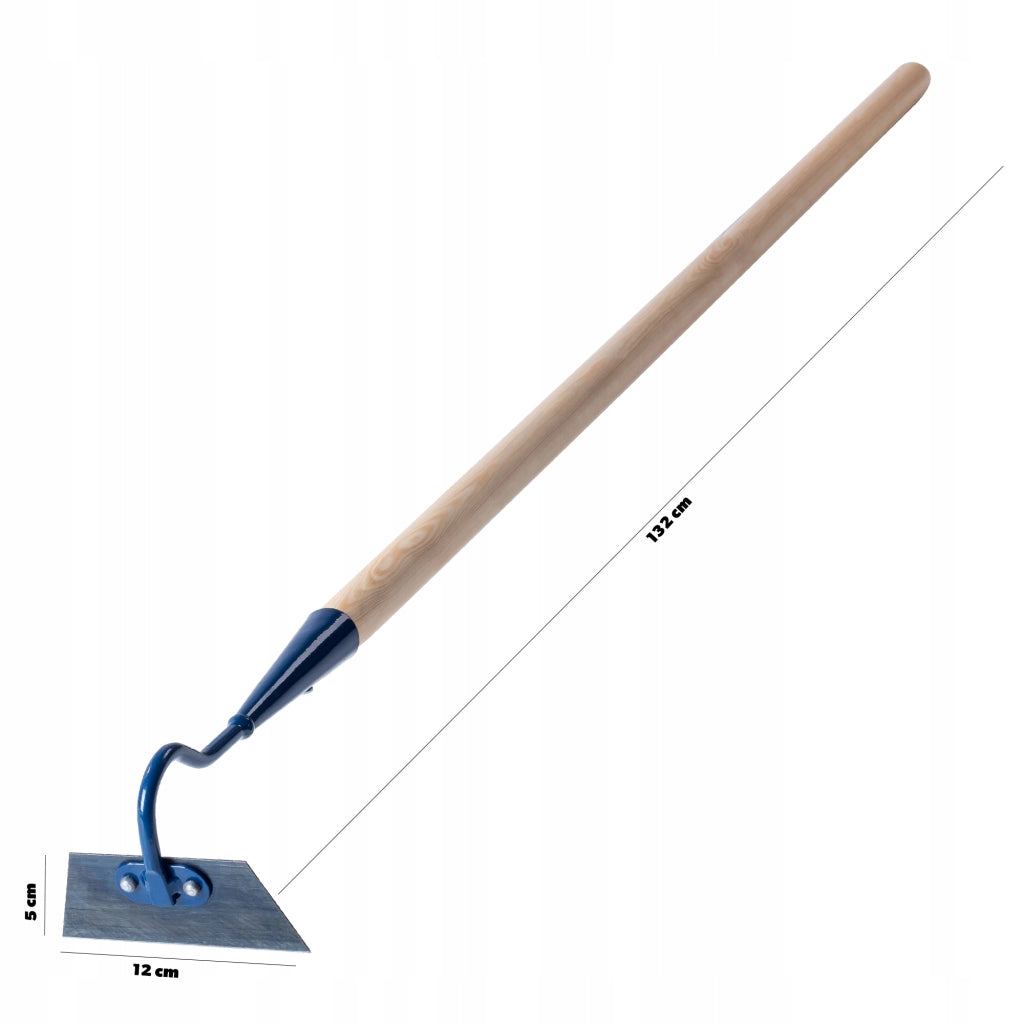 Gancio per zappa da giardino KADAX, 12 cm, per estirpare le erbacce, con manico in legno.
