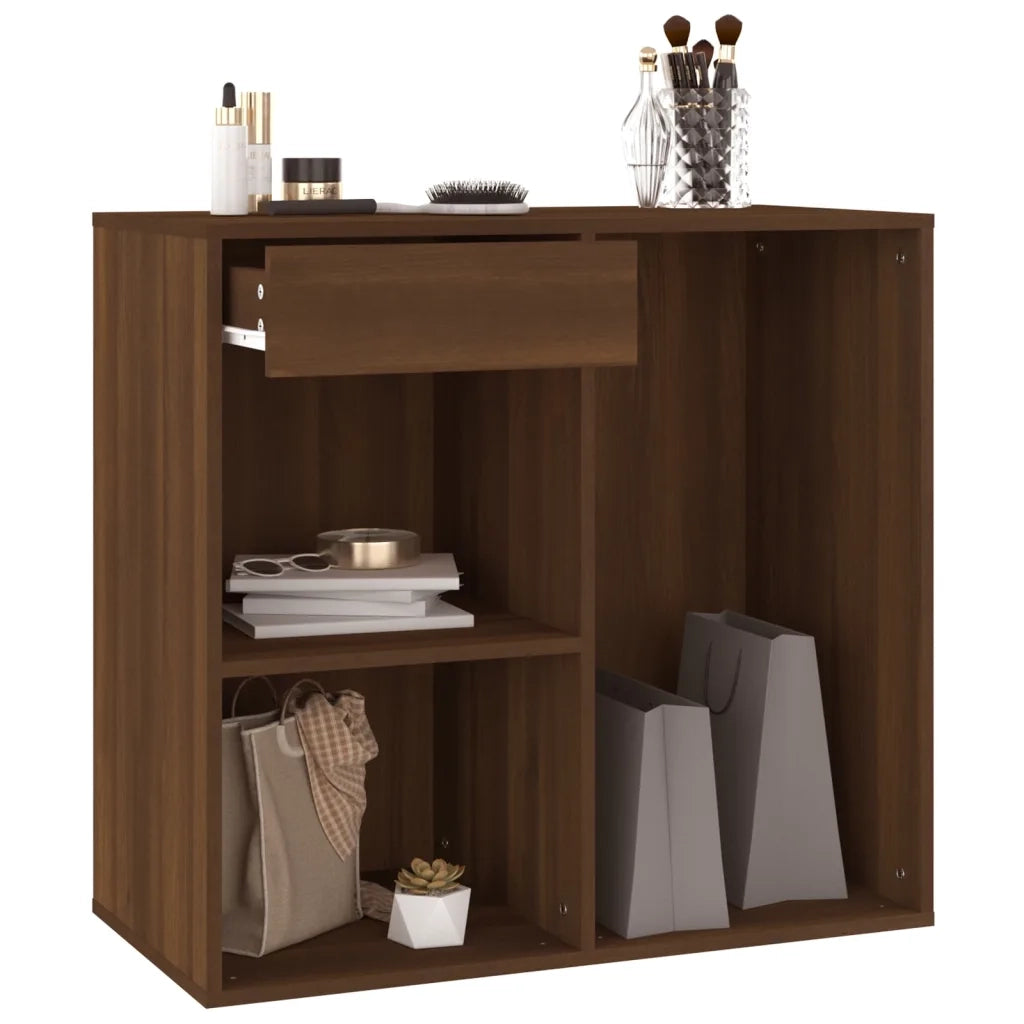Armadietto per Cosmetici Rovere Marrone 80x40x75 cm in Legno cod mxl 50983