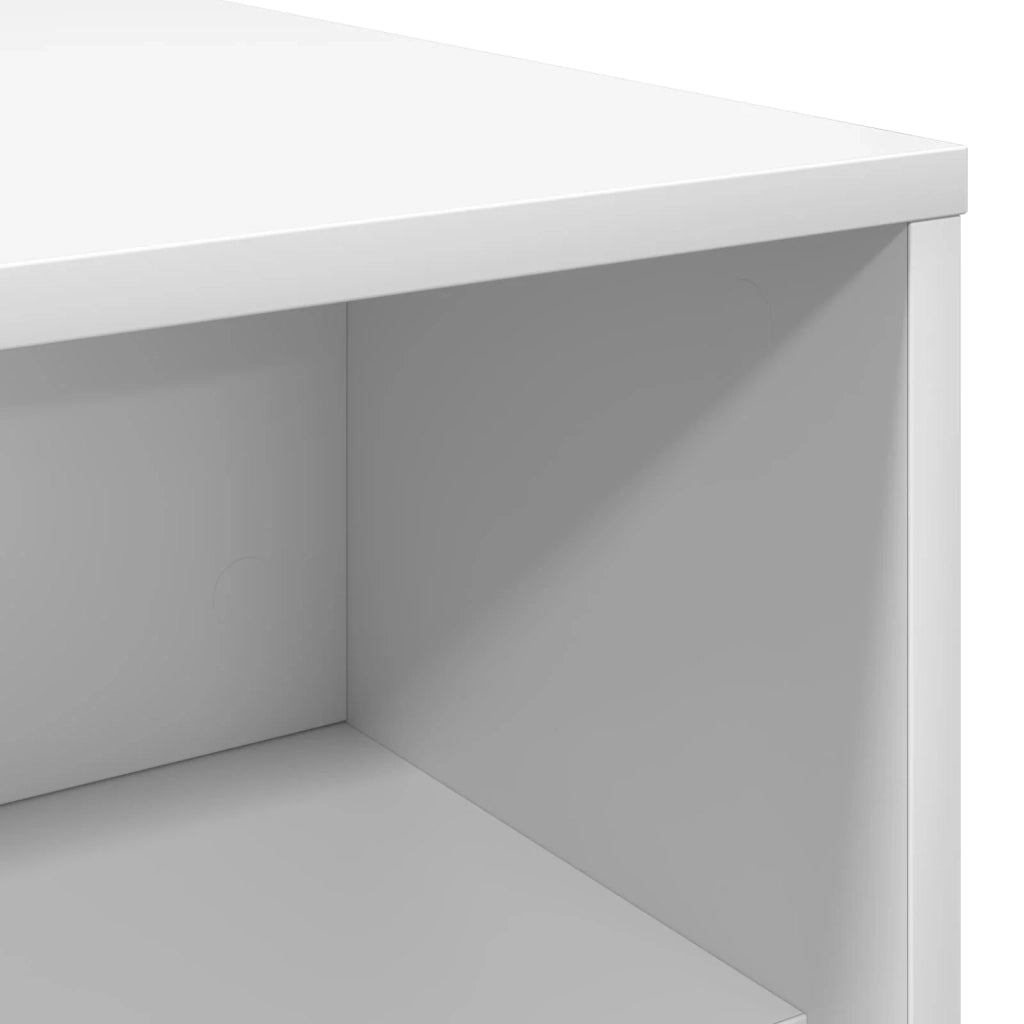 Tavolino da salotto Bianco 100 x 50 x 40 cm Legno multistrato
