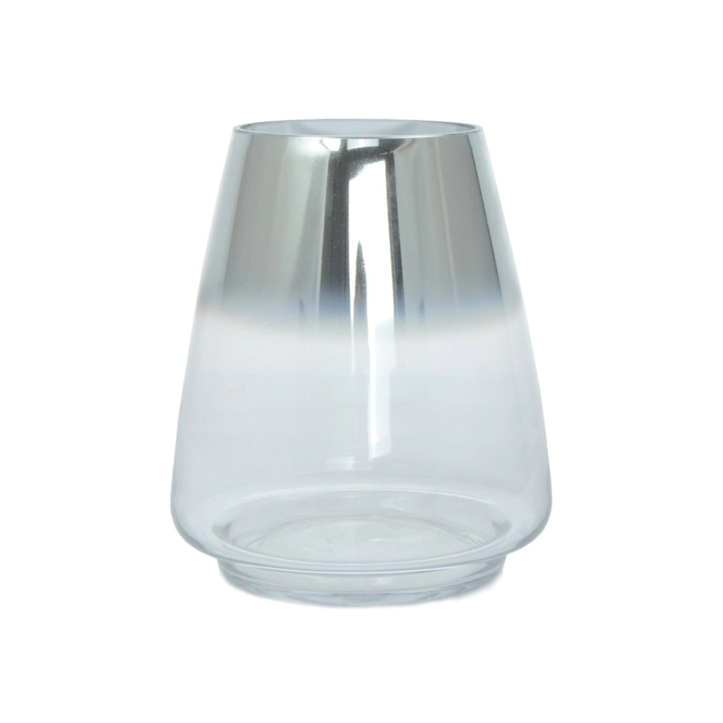 Vaso in vetro Saigon argento soffiato a bocca