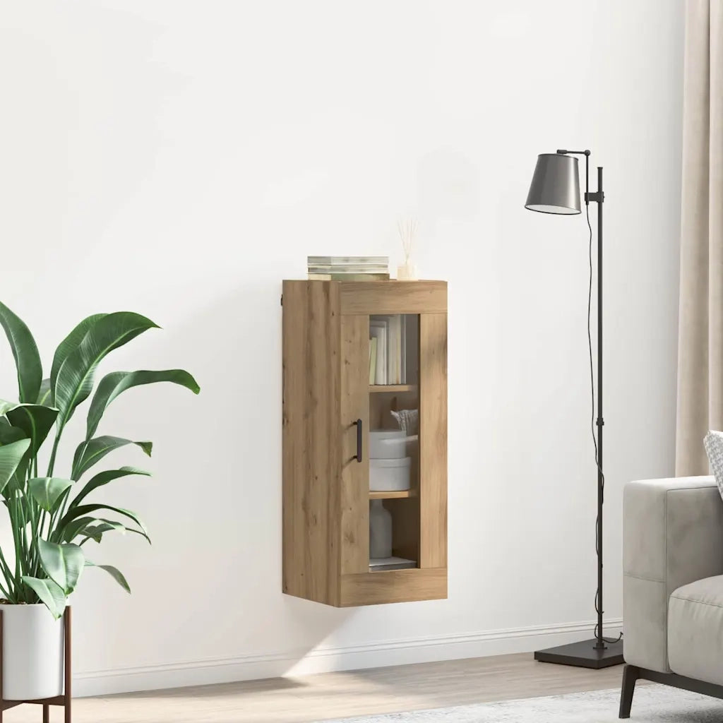 Pensile | Mobile a Parete Rovere artigianale 34,5 x 34 x 90 cm