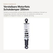 Dampened Shock Absorber Adattabile - Resistente a Carichi Elevati - Fatto in Lega di Alluminio CNC - Leggero - Facile da Installare - Rivestimento Protettivo contro gli Influssi Ambientali - Sospensione Dampi