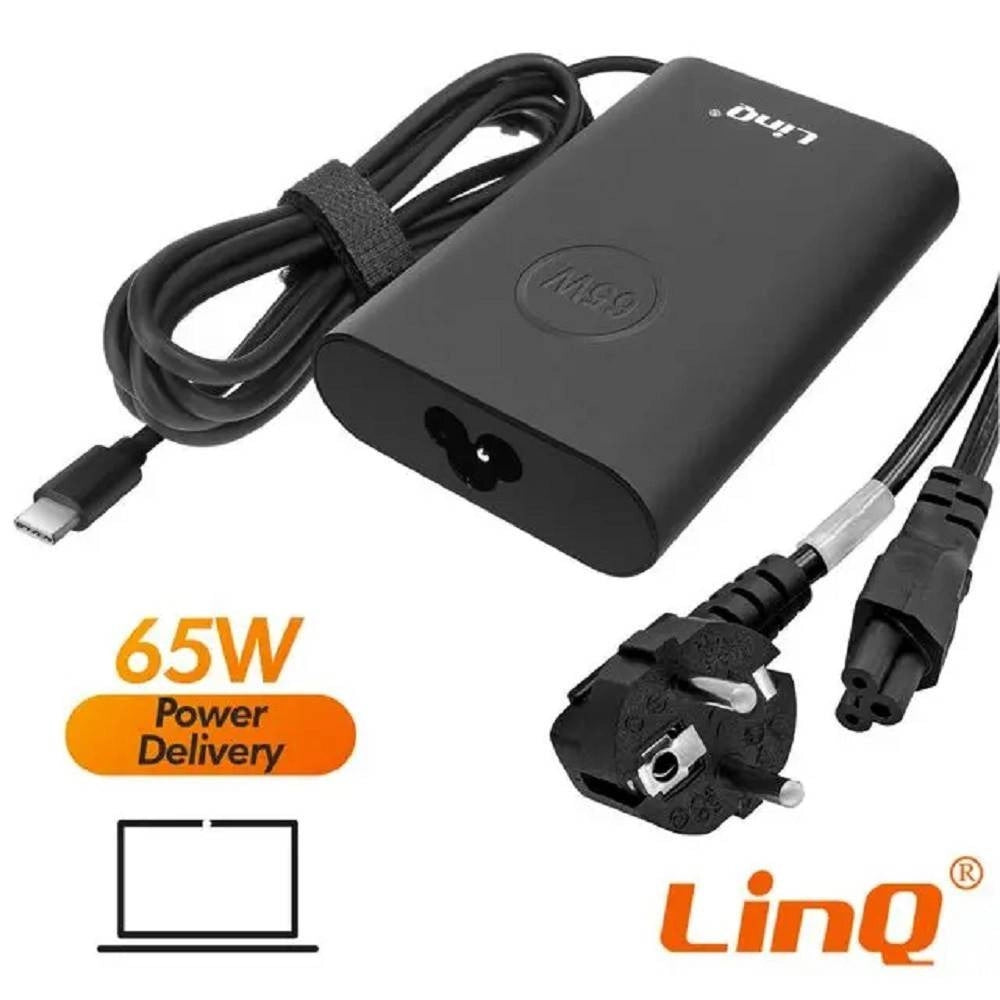 Trade Shop - Caricabatterie Per Computer Portatili Alimentatore Da Rete Pd Type-c 65 W Pd6533 -