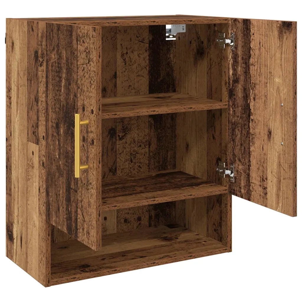 Armadietto a Muro | Mobile a Parete Legno vecchio 60 x 31 x 70 cm