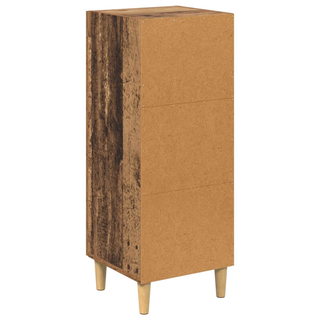 Credenza | Madia | Buffet da pranzo | Armadio da pranzo Legno vecchio 34.5 x 32.5 x 90 cm Legno multistrato