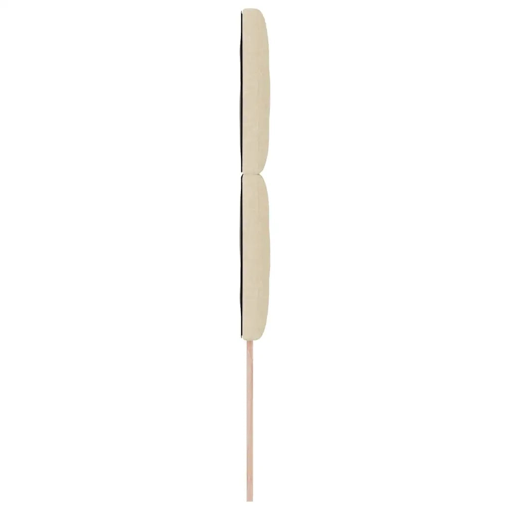 Testiera LED Crema 90 cm Tessuto 3338493